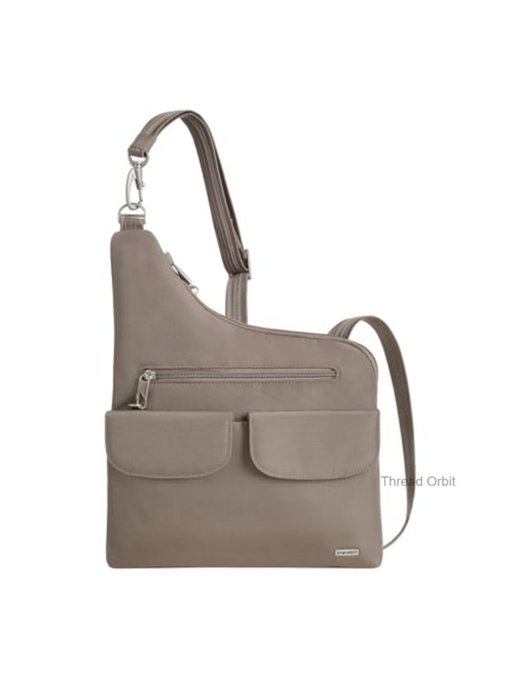Travelon Anti-Theft Crossbody Bag Locking Zippers RFID Polyester